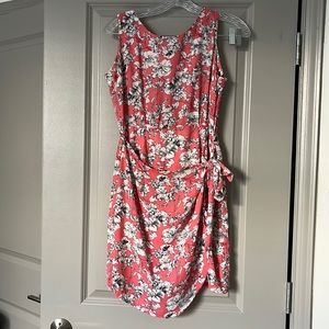 Floral wrap dress
